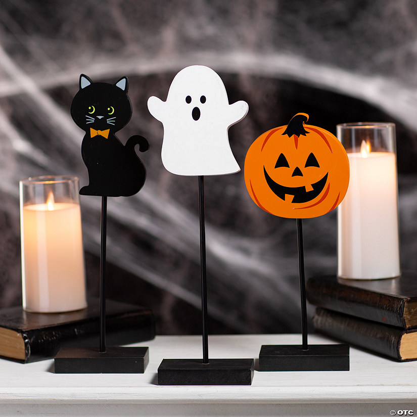 Halloween Pedestal Tabletop Decorations Image