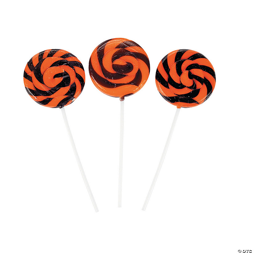 Halloween Swirl Lollipops Image