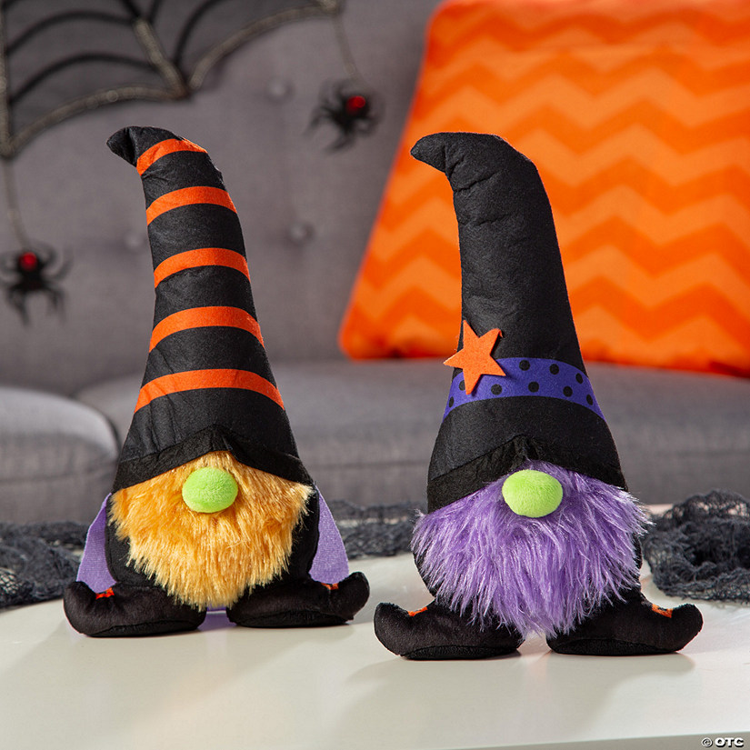 Halloween Tabletop Witch Gnome Set - 2 Pc. Image