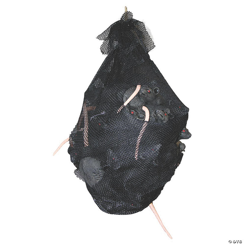 Hanging Bag of Rats Halloween Decoration Image