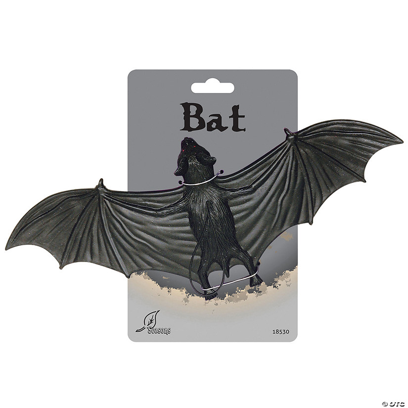 Hanging Black Bat Halloween Decoration Image