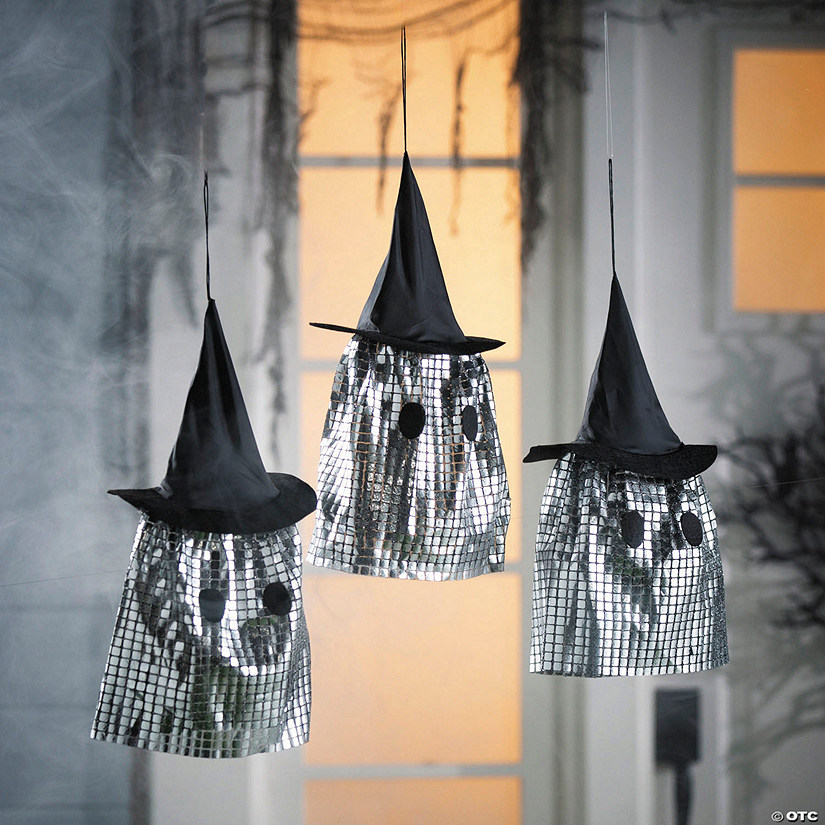 HANGING GHOST WITH HAT 3PCS Image
