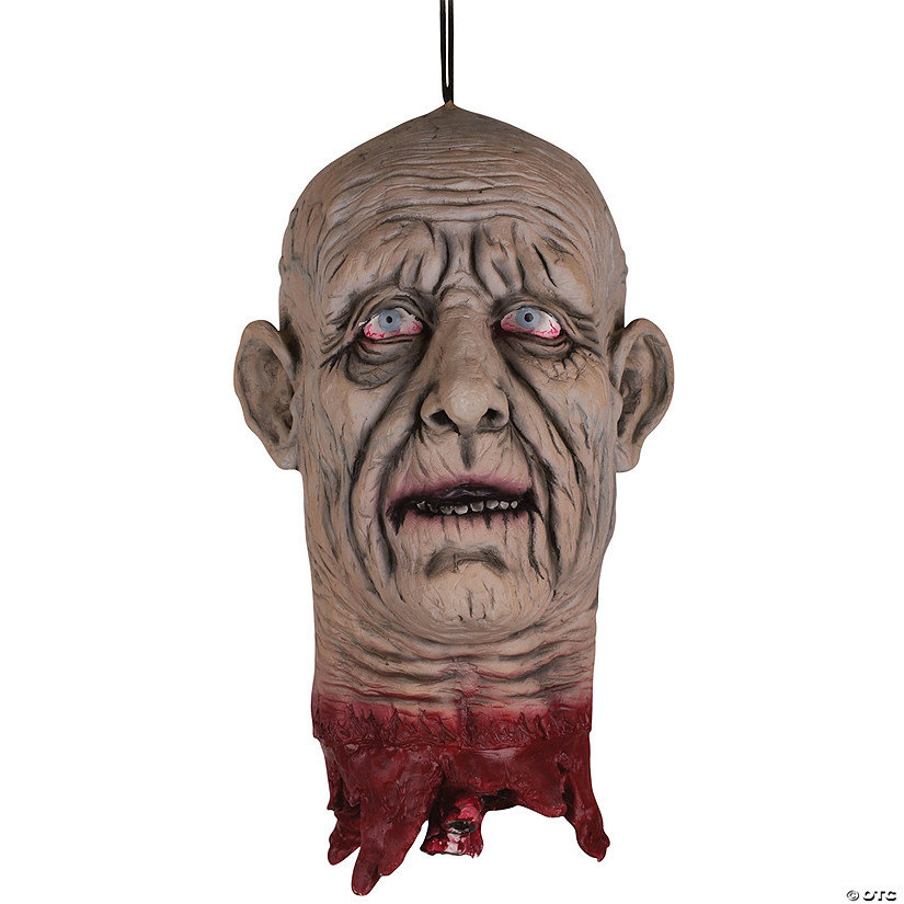 Hanging Old Man Cut-Off Head Decoration Image