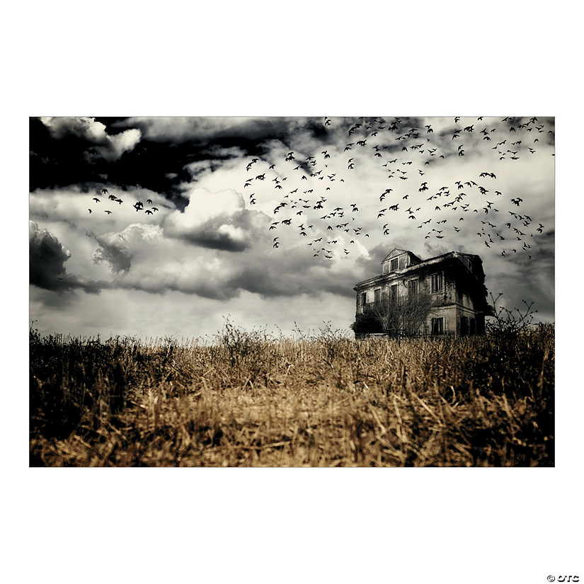 Haunted Farmhouse Backdrop - 3 Pc. Image