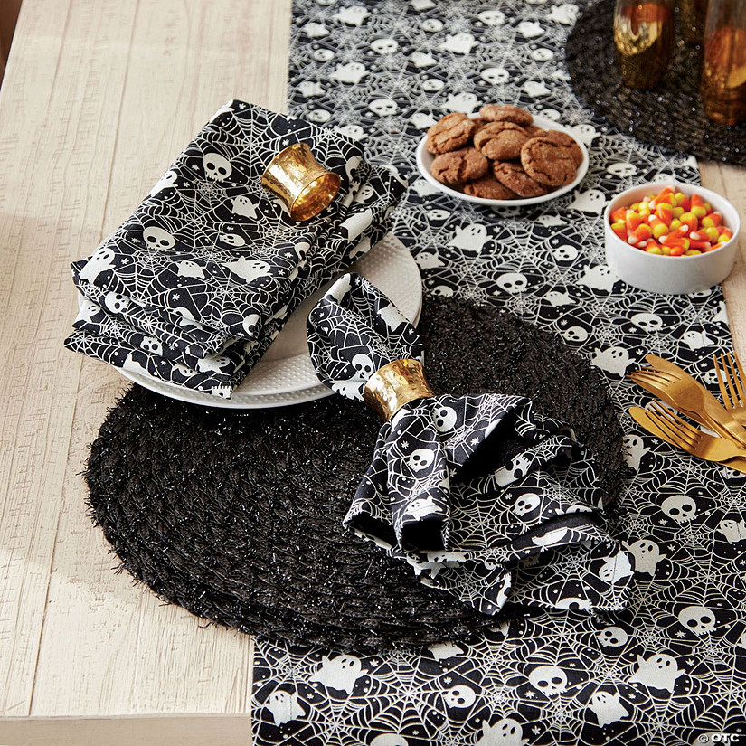 Haunted Objects Printed Napkin (Set Of 6) Image