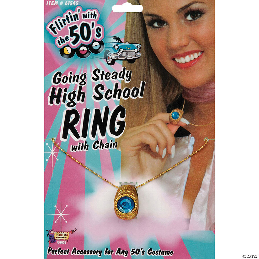 High School Ring Necklace Image