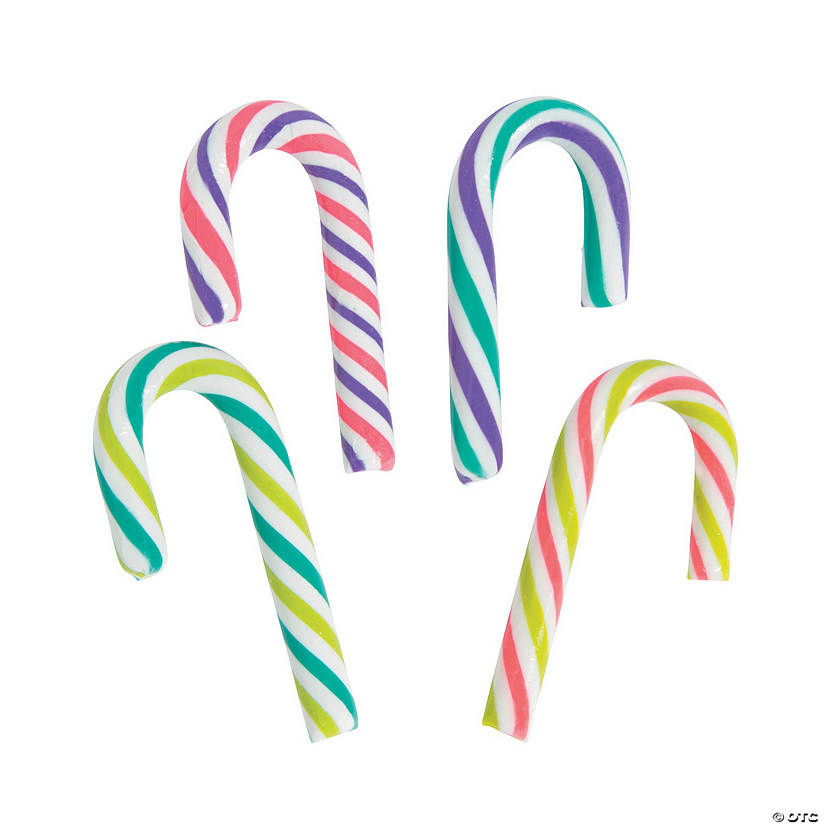 Holiday Brights Mini Candy Canes - 100 Pc. Image