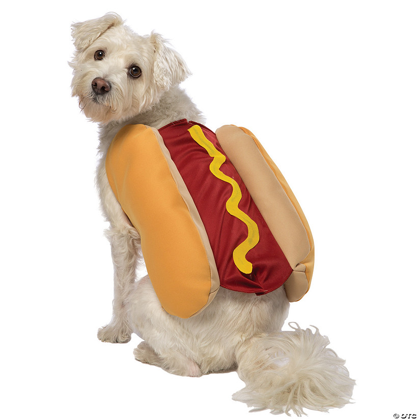 Hot Dog Pet Costume - 3X Fits 90-185 lbs. Image
