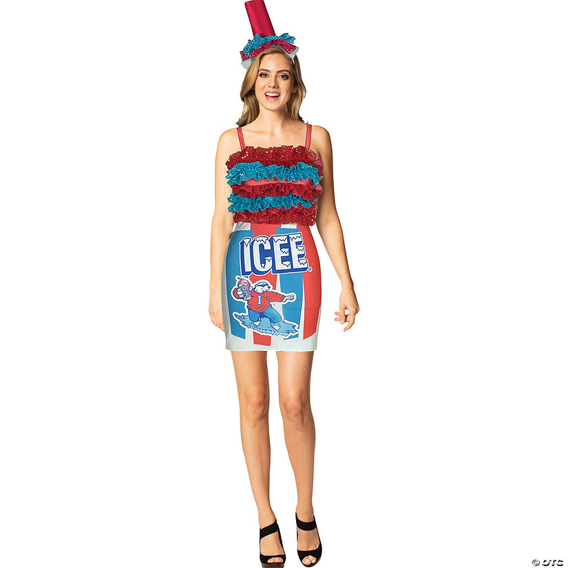 ICEE Swirl Dress Teen Costume Image