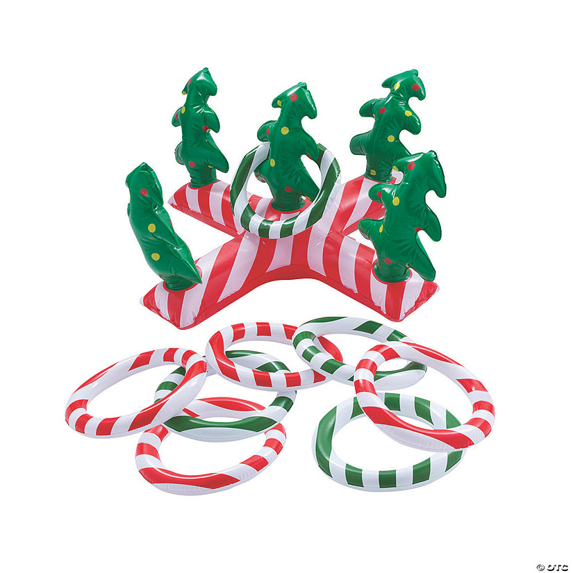 Inflatable Holiday Ring Toss Game Image