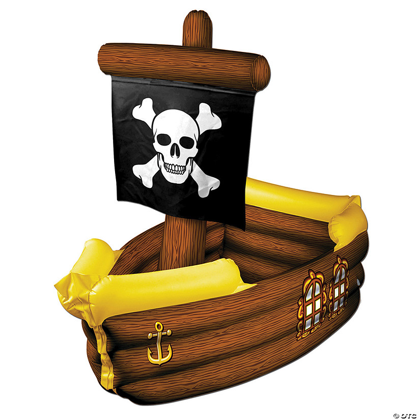 Inflatable Pirate Ship Cooler Image
