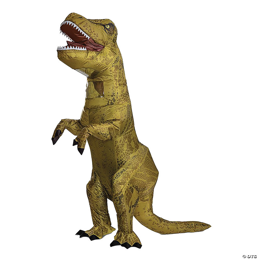 Inflatable T-Rex Adult Costume Image