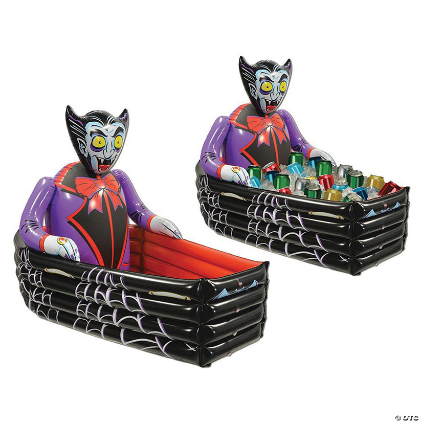 Inflatable Vampire Coffin Cooler Image