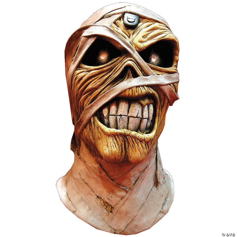 Iron Maiden Powerslave Cover Eddie Mummy Overhead Mask - One Size Image