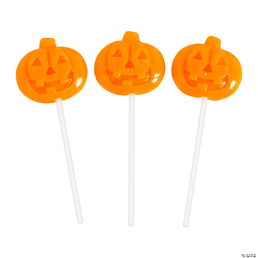 Jack-O&amp;#8217;-Lantern Lollipops Image