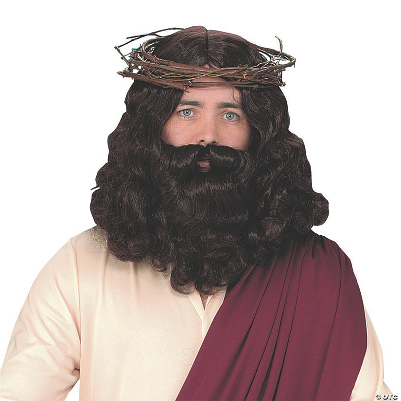 Jesus Wig with Beard Image