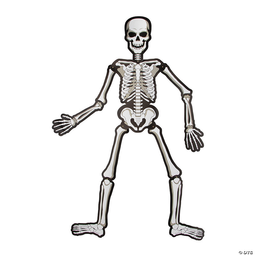 Jointed Skeleton Cutout Image