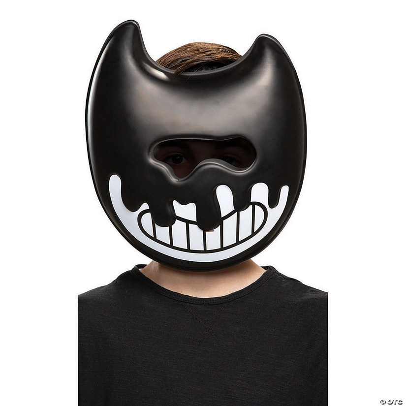 Kid&amp;#8217;s Bendy and the Ink Machine Ink-Demon Half Mask Image