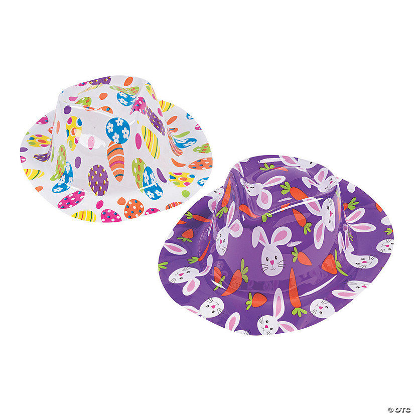 Kid&#8216;s Easter Fedora Hats - Makes 12 Image