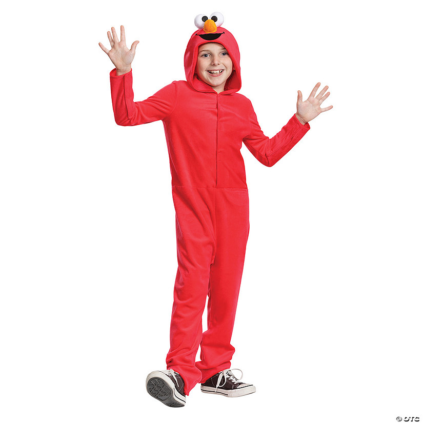 Kids Adaptive Sesame Street&amp;#174; Elmo Jumpsuit Costume Image