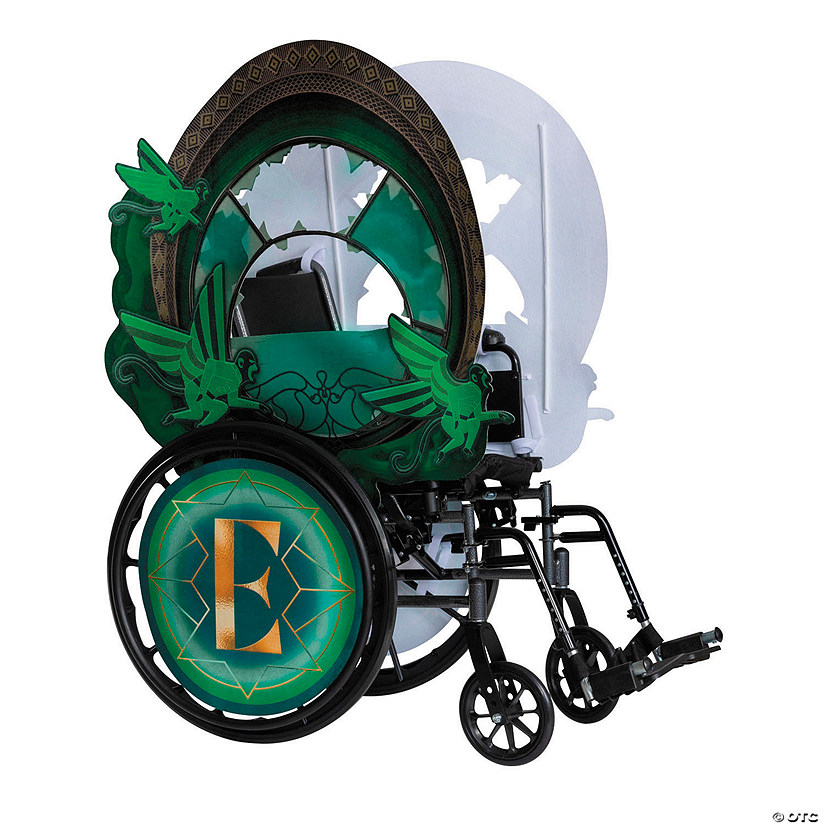 Kids Adaptive Wicked&amp;#8482; Elphaba Wheelchair Cover Costume Accessory Image