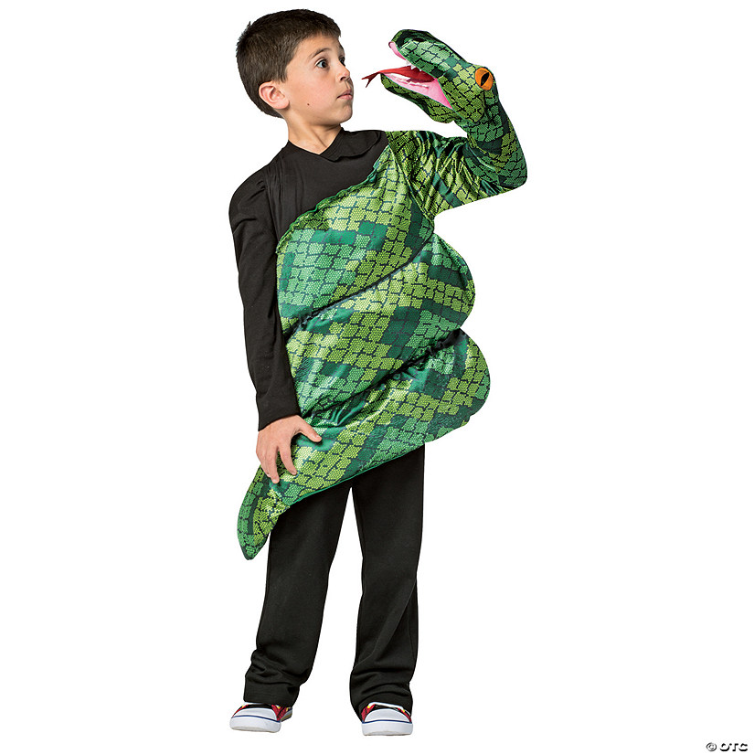 Kids Anaconda Snake Costume Image