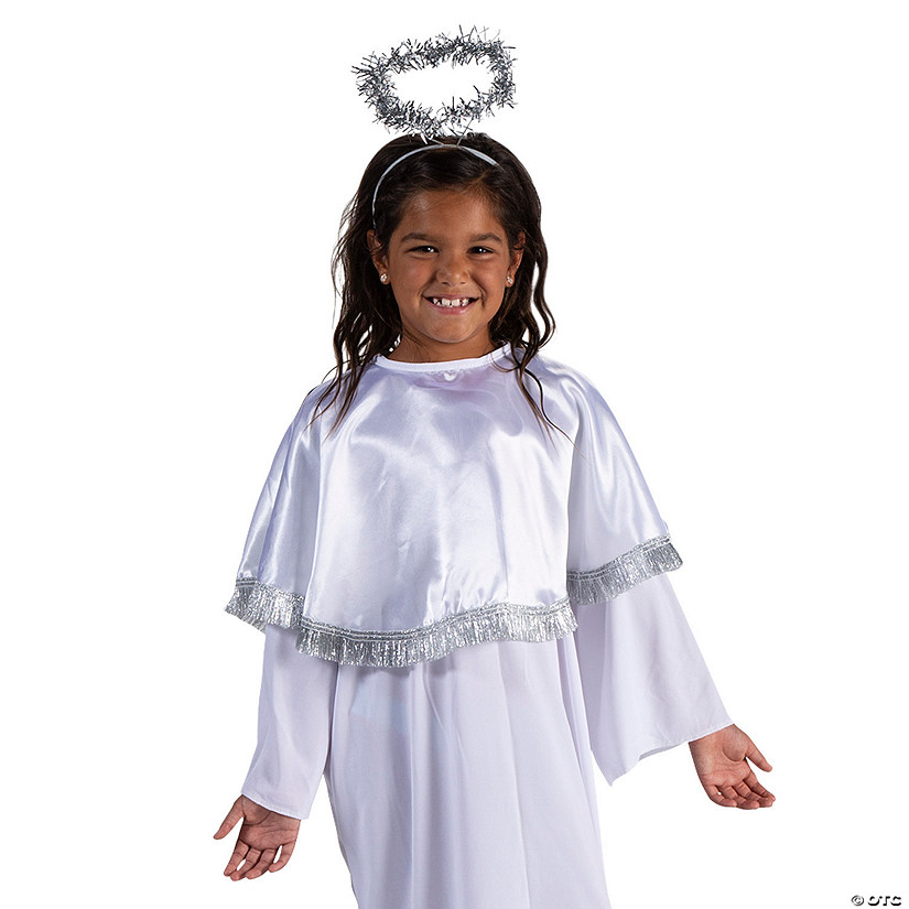 Kids Angel Costume Tinsel Collars - 3 Pc. Image