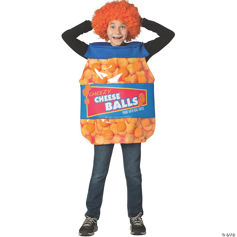 Kids Cheese Balls Costume - Small/Medium Image