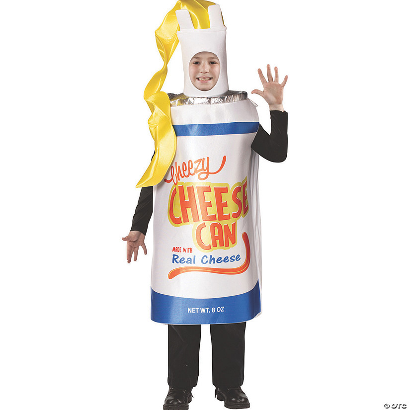 Kids Cheezy Cheese Spray Costume Image