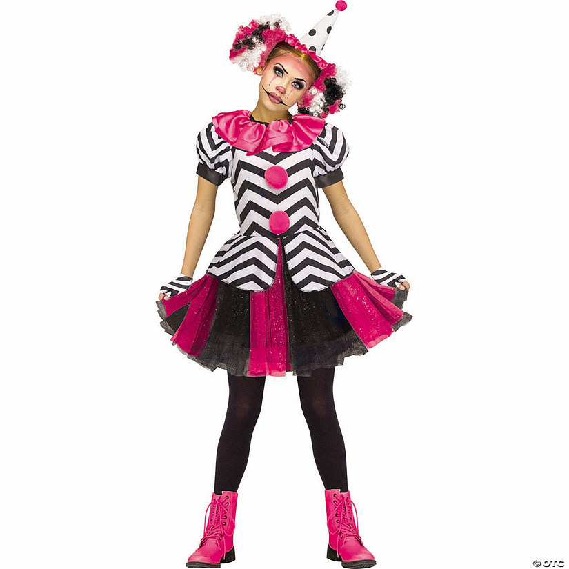 Kids Circus Harlequin Dress Costume Image