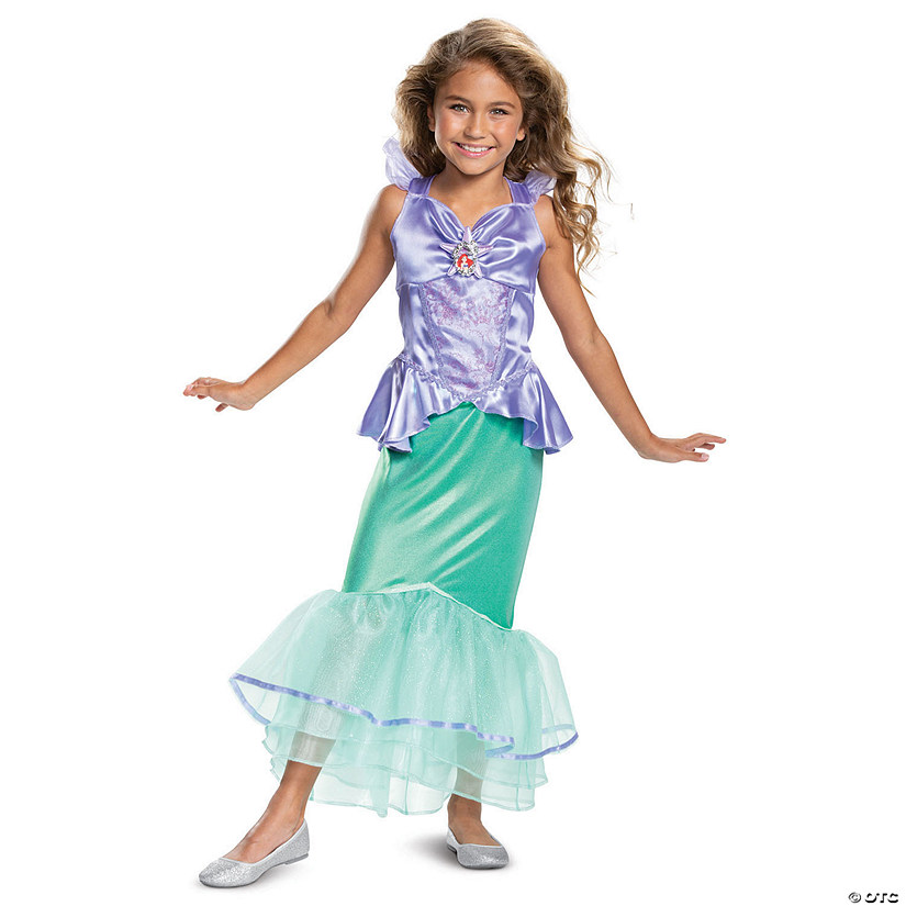 Kids Classic Disney The Little Mermaid&amp;#8482; Ariel Dress Costume - Medium 7-8 Image