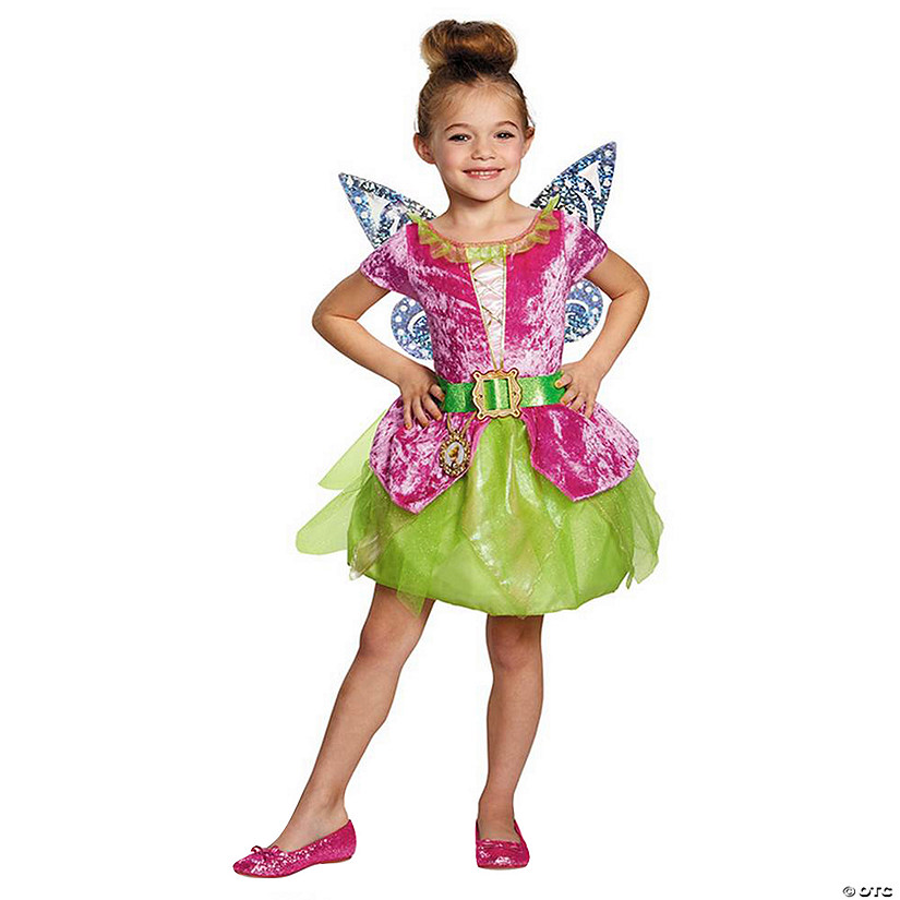 Kids Classic Disney Tinker Bell Pirate Dress Costume Image