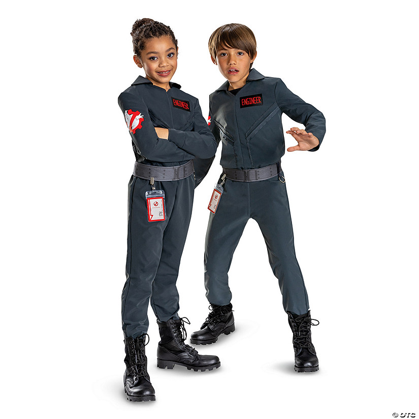 Kids Classic Ghostbusters: Frozen Empire&#8482; Engineer Suit Costume - XS 3T-4T Image