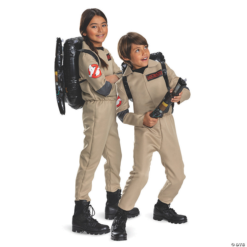 Kids Classic Ghostbusters: Frozen Empire&amp;#8482;  Flight Suit Costume Image