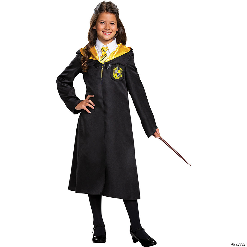 Kids Classic Harry Potter&amp;#8482; Hufflepuff Robe - Large 10-12 Image