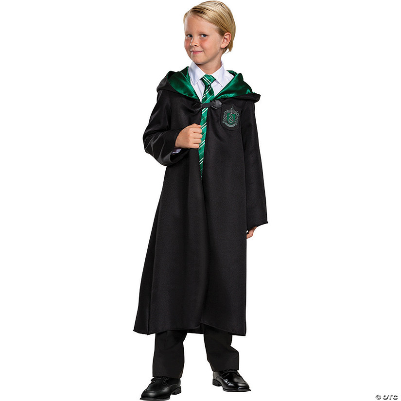 Kids Classic Harry Potter Slytherin Robe - Medium 7-8 Image