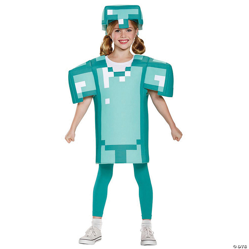 Kid's Classic Minecraft Armor Costume Image
