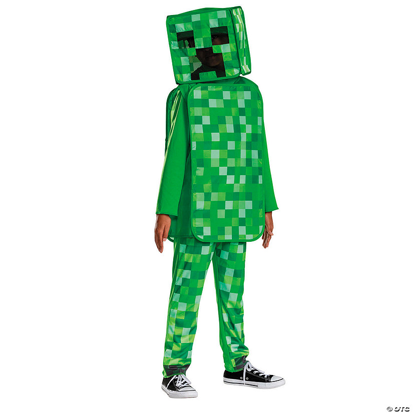 Kids Classic Minecraft&amp;#8482; Creeper Pop-Out Costume Image