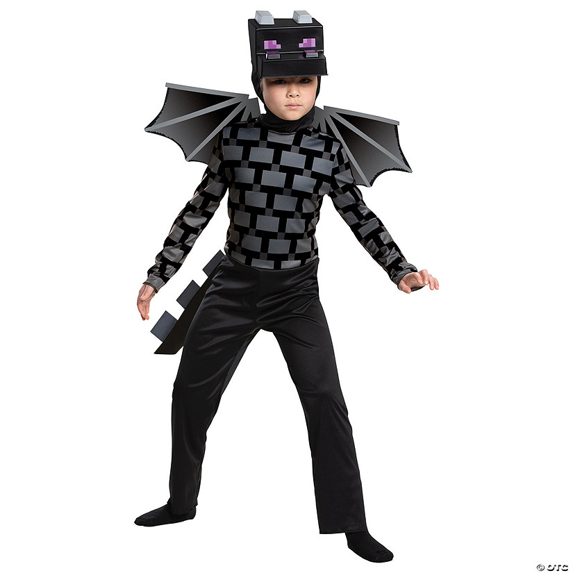 Kid's Classic Minecraft Ender Dragon Costume Image