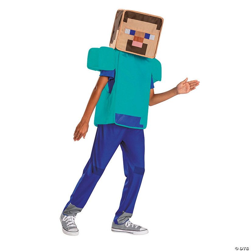 Kids Classic Minecraft&amp;#8482; Steve Pop-Out Costume Image