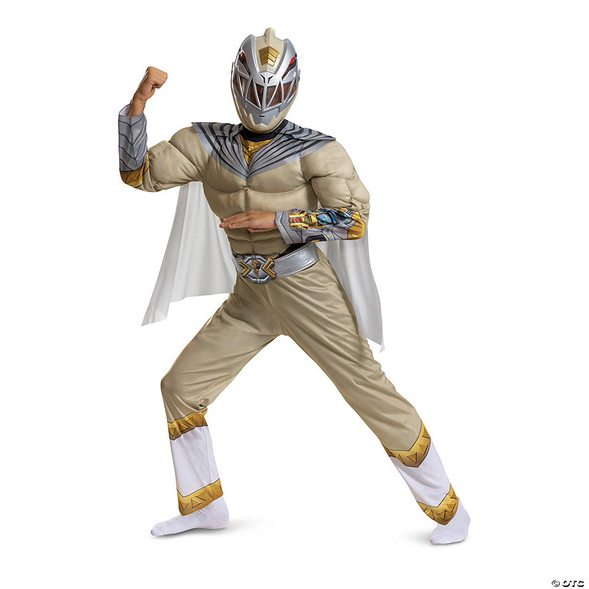 Kids Classic Power Rangers&#8482; Cosmic Fury Zenith Ranger Muscle Costume - Large 10-12 Image