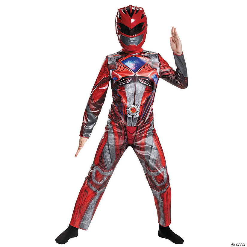 Kid's Classic Red Ranger Costume - Small Image