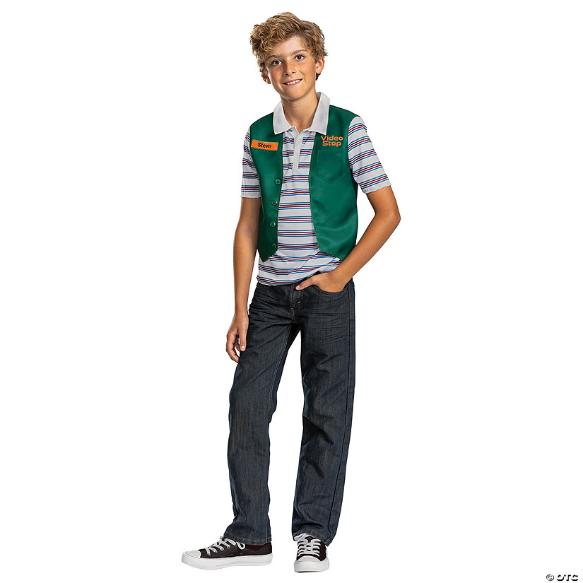 Kids Classic Stranger Things S4 Steve Costume Image