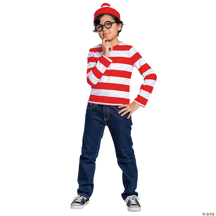 Kids Classic Where&#8217;s Waldo Costume Image