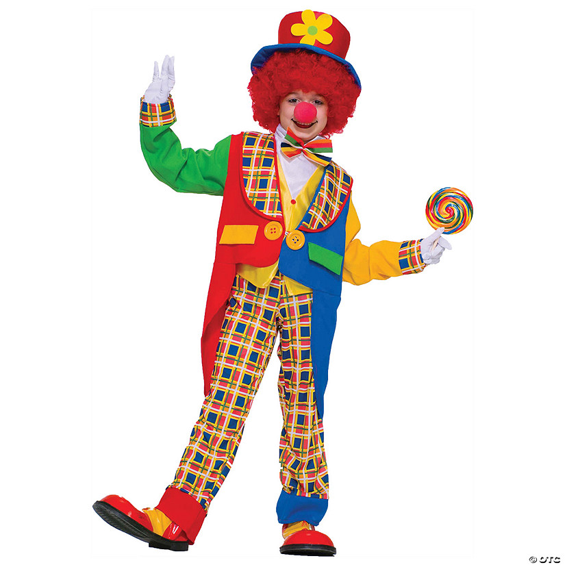 Kids Clown on the Town Costume Image