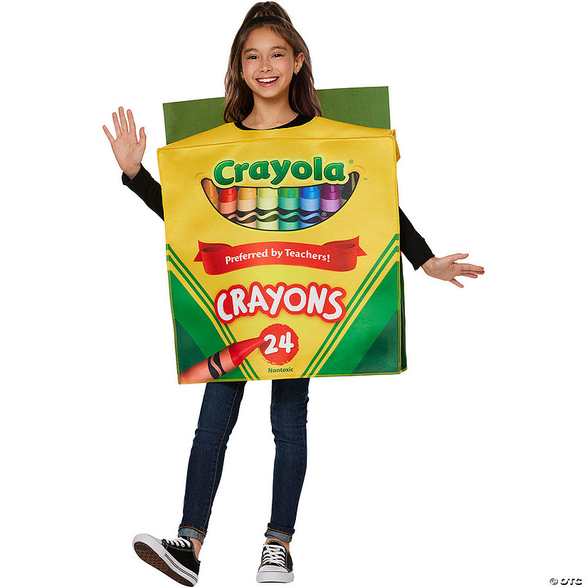 Kids Crayola&amp;#174; 3D Foam Box Costume - One Size Image