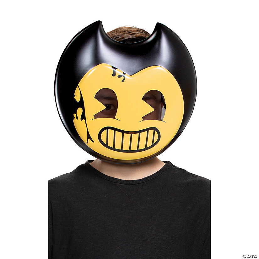 Kids Dark Revival Bendy Plastic Mask - One Size Image