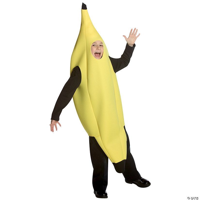 Kids Deluxe Banana Costume - 7-10 Image