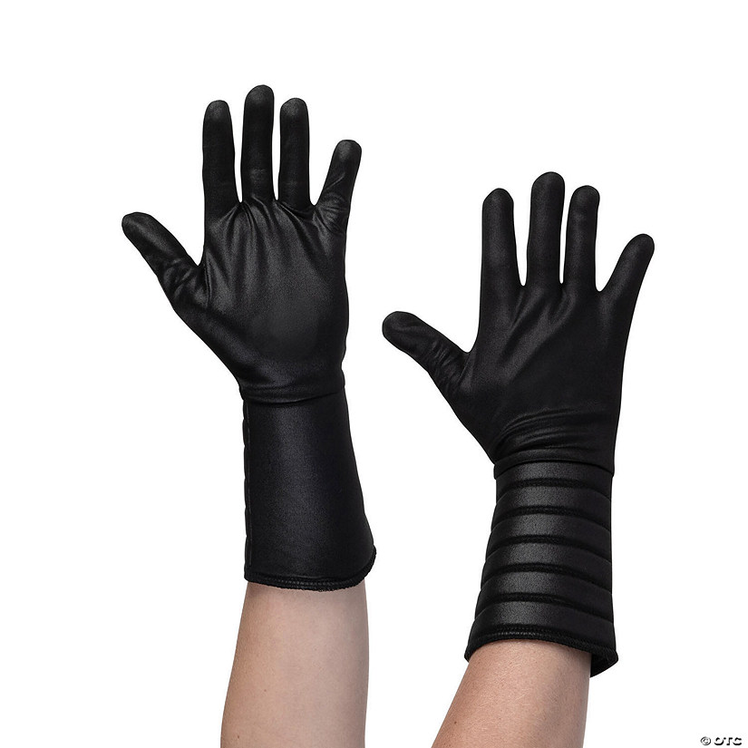 Kids Deluxe Darth Vader Gloves Image