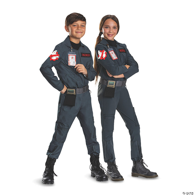 Kids Deluxe Ghostbusters: Frozen Empire&#8482; Engineer Suit Costume Image